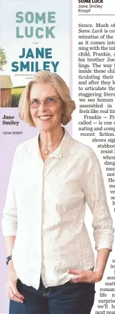  ?? ELENA SEIBERT ?? Jane Smiley