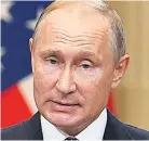  ??  ?? POISON Putin regime blamed for attack