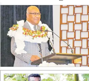  ?? Picture: SUPPLIED ?? Minister for Trade and Deputy Prime Minister Manoa Kamikamica at the opening of the CODEX meeting on Denarau yesterday.