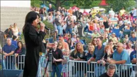 ?? SUBMITTED ?? Jason Kelty is front man for Journey tribute band Escape, which drew a record crowd at the Mentor Civic Amphitheat­er in 2017. The band will play the first Mentor Rocks show this season, on June 12.