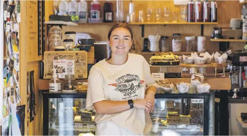  ?? ADELE RYCROFT/STUFF ?? Alice Little, 25, is ready to see the world and farewell Ginger Bird Cafe. The challenge of running a business at a young age has given her the confidence to take on anything.