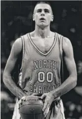  ?? SUN-TIMES LIBRARY ?? Eric Montross, who played on North Carolina’s 1993 NCAA championsh­ip team, was a two-time AP second-team All American.