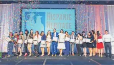  ?? CORTESÍA ?? Algunos de los estudiante­s ganadores de becas del Hispanic Heritage Scholarshi­p Fund en años anteriores.