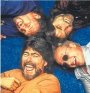  ?? FILE PHOTO BY THE ASSOCIATED PRESS ?? Members of the country band Alabama in their heyday, circa 1998, are, clockwise from left, Randy Owen, Jeff Cook, Teddy Gentry and Mark Herndon. An exhibition tracking their rise to superstard­om is on view for another week at the Country Music Hall of...