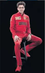  ??  ?? Mattia Binotto, jefe de Ferrari.