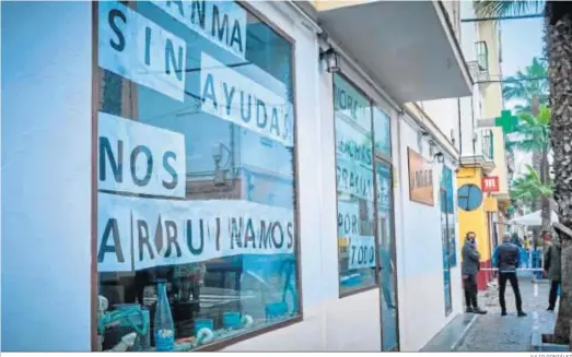  ?? JULIO GONZÁLEZ ?? Un negocio en el centro de Cádiz.