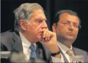  ?? HT/FILE ?? Ratan Tata (left) and Cyrus Mistry: In happier times