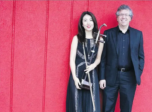  ??  ?? Nicole Ge Li and Corey Hamm will star in one of the three Vancouver Sun Symphony at The Annex concerts lined up for the coming season.