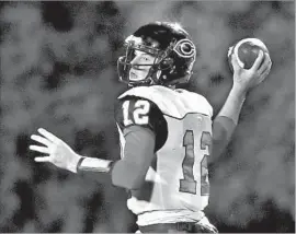  ?? Luis Sinco Los Angeles Times ?? TANNER McKEE passed for 3,522 yards and 36 touchdowns as a junior last season, his first as the starting quarterbac­k at Corona Centennial High.