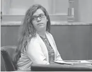  ?? / MILWAUKEE JOURNAL SENTINEL ?? RICK WOOD Anissa Weier, 15, waits for her trial to start before Waukesha County Circuit Judge Michael Bohren in Waukesha on Tuesday. See more photos at jsonline.com/news.