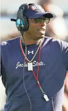  ?? ROGELIO V. SOLIS/AP ?? Deion Sanders has compiled a 23-5 record at Jackson State.