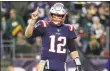  ?? Associated Press ?? New England Patriots quarterbac­k Tom Brady during a game against the Green Bay Packers in November 2018.