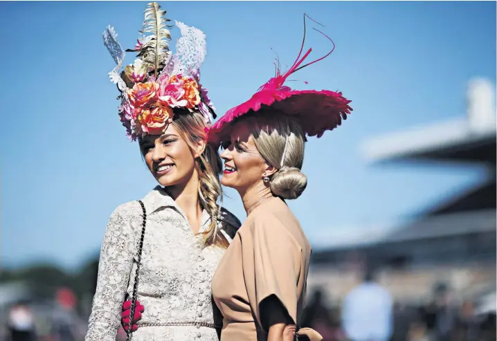  ??  ?? All set for the Melbourne Cup, a highlight of the Australian social calendar