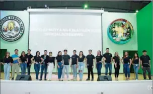  ?? ?? Candidates of Ginoo at Mutya ng Kalayaan 2023 during their official screening.