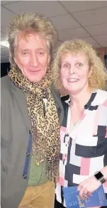  ??  ?? Starstruck When Rod met Rhona