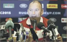  ??  ?? Eddie Jones: ‘It’s probably not going to be a pretty game’