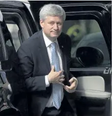  ?? THE CANADIAN PRESS FILES ?? A letter by former prime minister Stephen Harper raising concerns about NAFTA talks raised its own concerns within the Conservati­ve caucus.