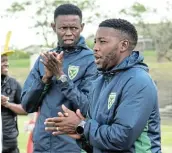  ?? GALLO IMAGES/DARREN STEWART ?? DYNAMIC DUO: Golden Arrows co-coaches Mabhuti Khenyeza and Vusumuzi Vilakazi.picture: