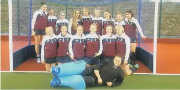  ??  ?? Scarboroug­h College’s girls hockey team have qualified for the North of England finals