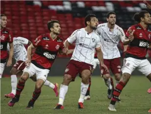  ?? ?? CLÁSSICO
Fluminense x Flamengo será uma das primeiras partidas com a presença da torcida adversária