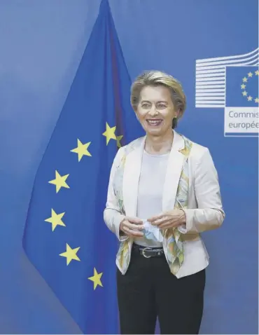  ??  ?? European Commission President Ursula von der Leyen