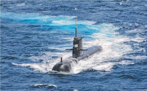  ?? Picture:getty Images ?? The Royal Australian Navy should lease submarines, says a reader.