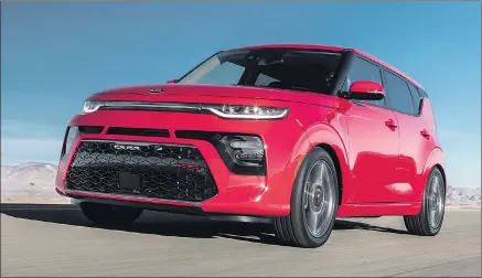  ??  ?? POWER PLUS: Kia surprised with its Soul EV when it announced a 150kw motor and 64kwh battery for the new-generation funky wagon – the same electric powertrain as the bigger e-niro.