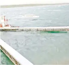  ??  ?? A duck boat is seen at Table Rock Lake in Branson, Missouri in this picture grab obtained from social media video. — Reuters photo