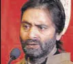  ??  ?? Yasin Malik