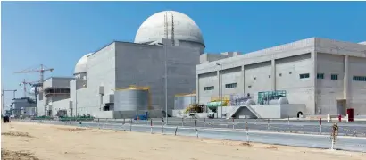  ?? Wam ?? The initial constructi­on activities for Unit 1 of the Barakah Nuclear Energy Plant has been completed, says Enec official. —