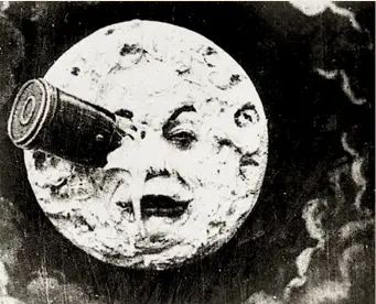  ?? ?? Le Voyage dans la Lune, inspiré du roman de Jules Verne, réalisé par Georges Méliès en 1902.