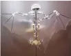  ?? ALIREZA RAMEZANI/UNIVERSITY OF ILLINOIS ?? Bat Bot, a flying robot that can be more agile at getting into treacherou­s places.