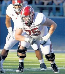  ?? By Butch Dill, Getty Images ?? Load-bearing lineman: Alabama’s Barrett Jones won the Outland Trophy as the nation’s best interior lineman this season despite missing two games.