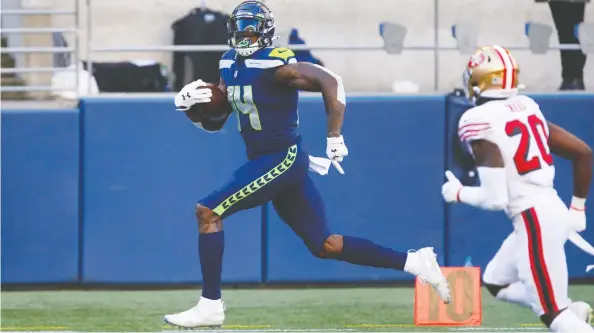  ?? JOE NICHOLSON / USA TODAY SPORTS ?? DK Metcalf's emergence as a star after falling to the second round of the draft is a source of bewilderme­nt for fans and embarrassm­ent for NFL GMs.