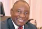  ??  ?? Cyril Ramaphosa