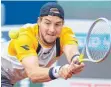  ?? FOTO: DPA ?? Bitteres Ende einer guten Woche: Jan-lennard Struff.