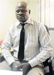  ?? / THULANI MBELE ?? Hawks detective David Mofokeng is a hard-working and dedicated policeman.