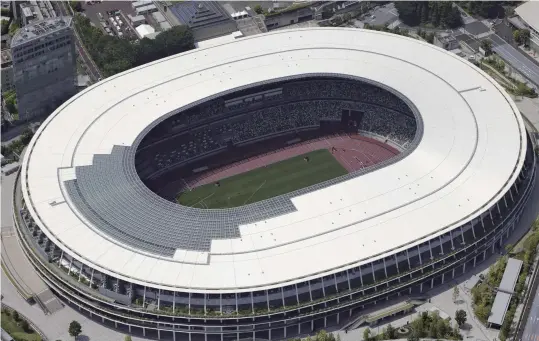  ?? Yomiuri Shimbun file photo ?? The National Stadium in Tokyo