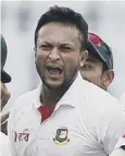  ??  ?? 0 Shakib Al Hasan: five wickets