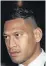  ??  ?? Israel Folau