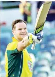  ?? Photo — AFP ?? Steve Smith acknowledg­ing the crowd after scoring a century during the third oneday internatio­nal cricket match between Pakistan and Australia at the WACA in Perth in this Jan 19, 2017 file photo.
