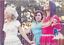  ?? [PHOTO PROVIDED] ?? The Cherokee Maidens trio is, from left, Kansan Robin Macy, Kentuckian Lauren “Sis” White and Oklahoman Monica Taylor.