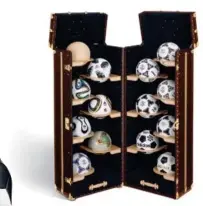  ??  ?? FIFA WORLD CUP OFFICIAL MATCH BALL COLLECTION TRUNK