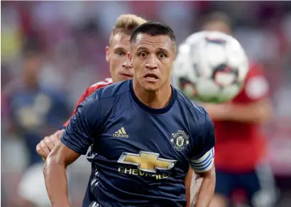  ??  ?? Manchester United’s Alexis Sanchez was in fine form in pre-season friendlies. —