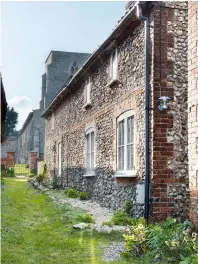  ??  ?? Exterior
The two-bedroom flint cottage was built in 1850