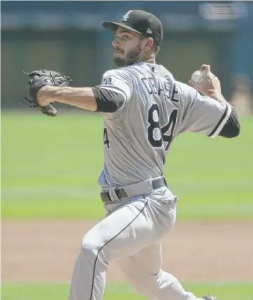  ?? GETTY IMAGES ?? Dylan Cease (3-1) allowed one earned run and seven hits in six innings Wednesday against the Tigers.
