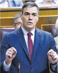  ?? ?? Pedro Sánchez, president del Govern.