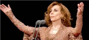  ??  ?? La diva libanaise Fairouz