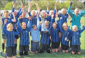  ??  ?? Maidstone Grammar School for Girls under-13s won the Kent Cup