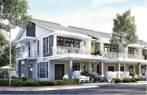  ?? WEBSITE PIC ?? Glomac’s Saujana Perdana project in Sungai Buloh, Selangor. The property developer says the bulk of its revenues for this year came from its Saujana Perdana, Saujana KLIA and Lakeside Residence projects.